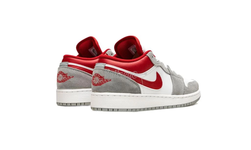 商品Jordan|Air Jordan 1 Low SE "Light Smoke Grey Gym Red" GS,价格¥1374,第3张图片详细描述