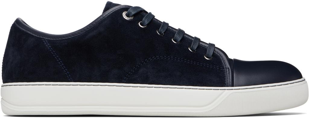Sneakers DBB1 in pelle e camoscio blu navy image 2