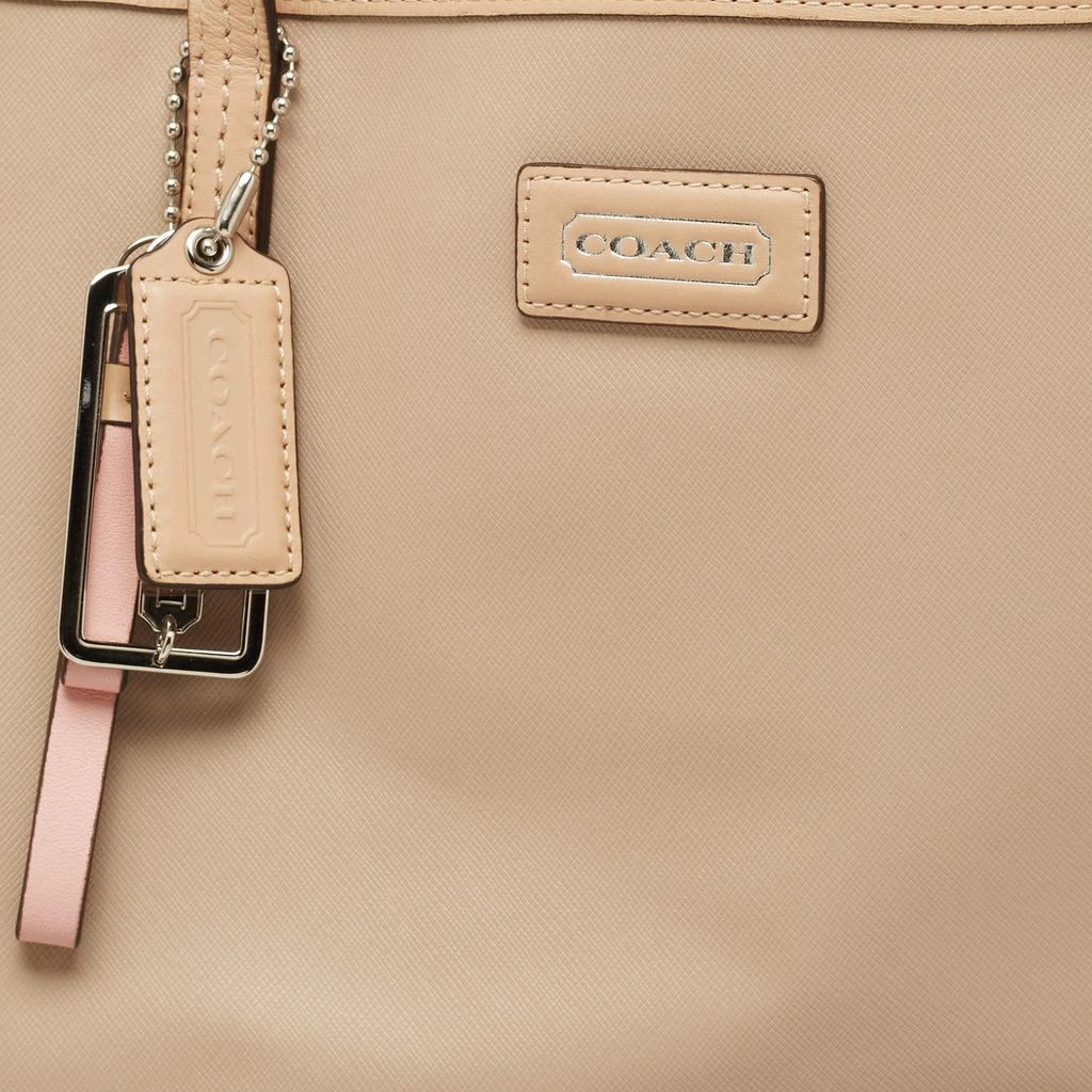 商品[二手商品] Coach|Coach Beige Leather Park Metro Tote,价格¥805,第5张图片详细描述