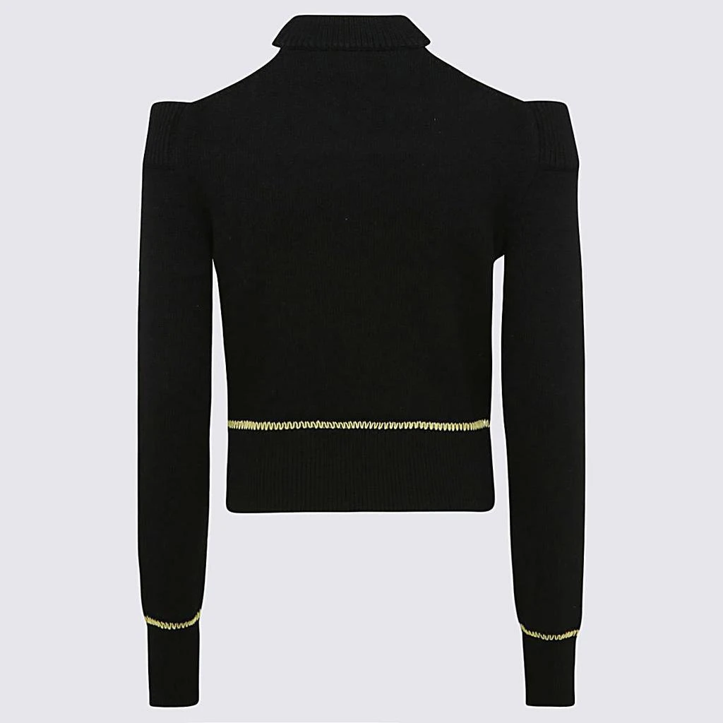 商品Alexander McQueen|ALEXANDER MCQUEEN BLACK WOOL BLEND JUMPER,价格¥3952,第2张图片详细描述