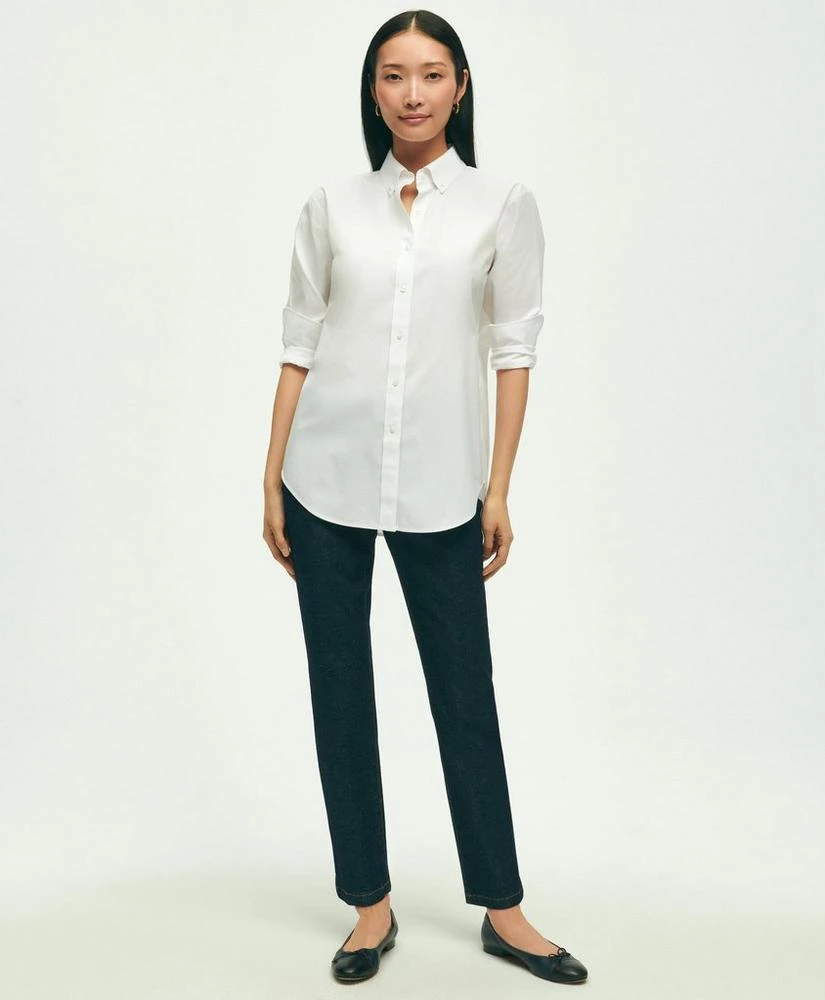 商品Brooks Brothers|Relaxed Fit Stretch Supima® Cotton Non-Iron Dress Shirt,价格¥910,第2张图片详细描述