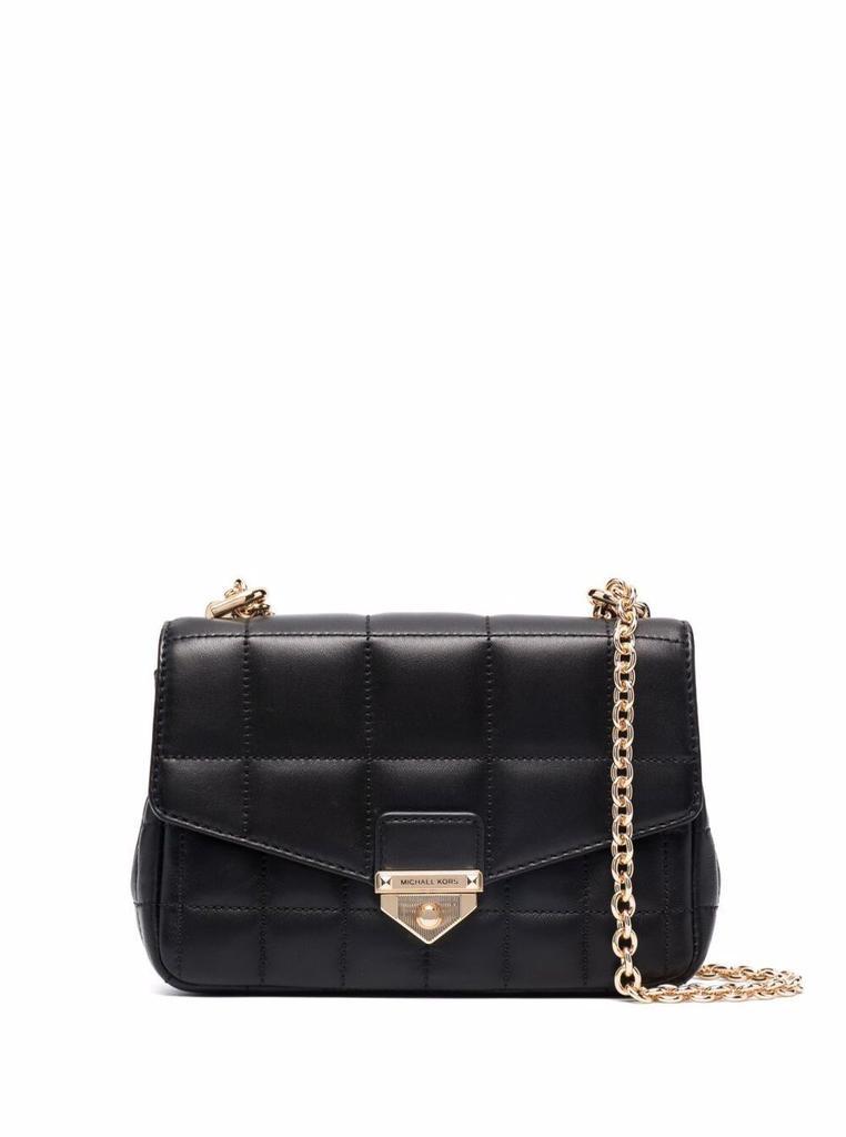 商品Michael Kors|Soho Small Black Quilted Leather Crossbody Bag  M Michael Kors Woman,价格¥2481,第1张图片