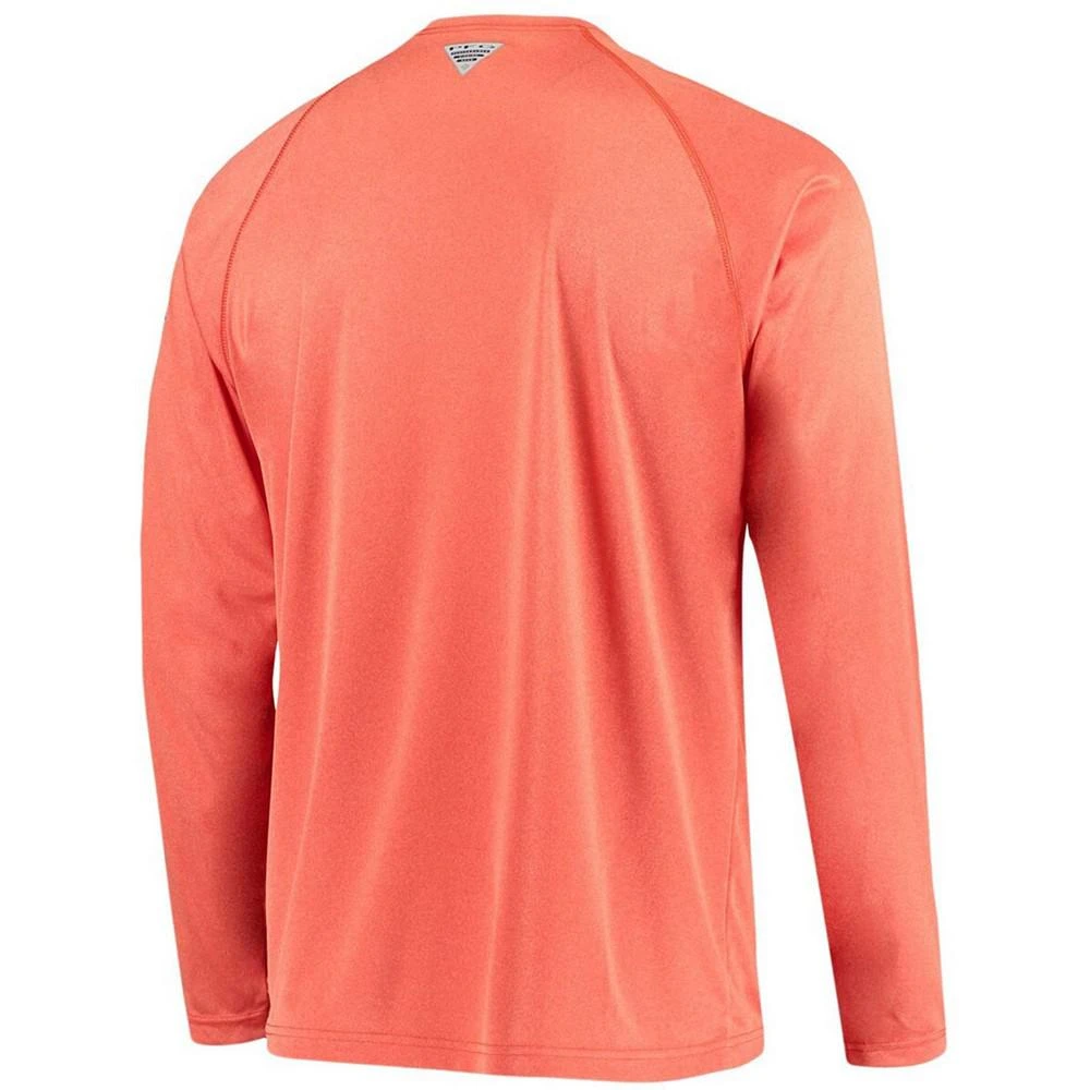 商品Columbia|Men's Orange Auburn Tigers PFG Terminal Tackle Omni-Shade Long Sleeve T-shirt,价格¥344,第3张图片详细描述