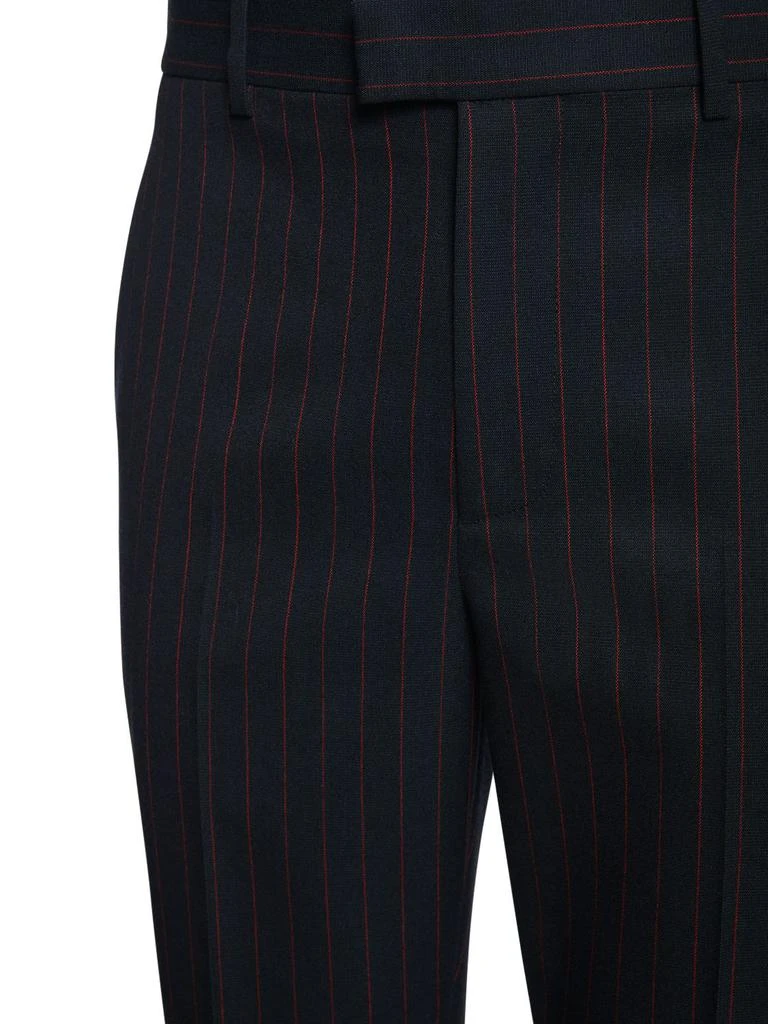 商品Bottega Veneta|Pinstripe Wool Slim Leg Pants,价格¥13038,第3张图片详细描述