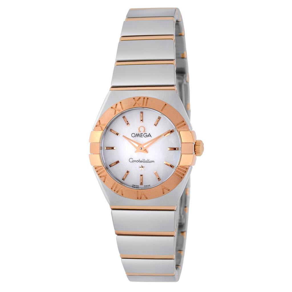 Omega Constellation 18K Rose Gold And Stainless Steel Quartz Women's Watch 123.20.24.60.05.003商品第1张图片规格展示