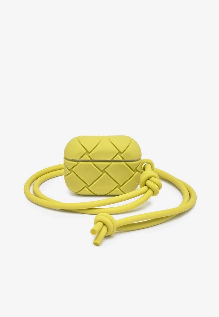 商品Bottega Veneta|AirPods Pro Intrecciato Rubber Case,价格¥1553,第1张图片