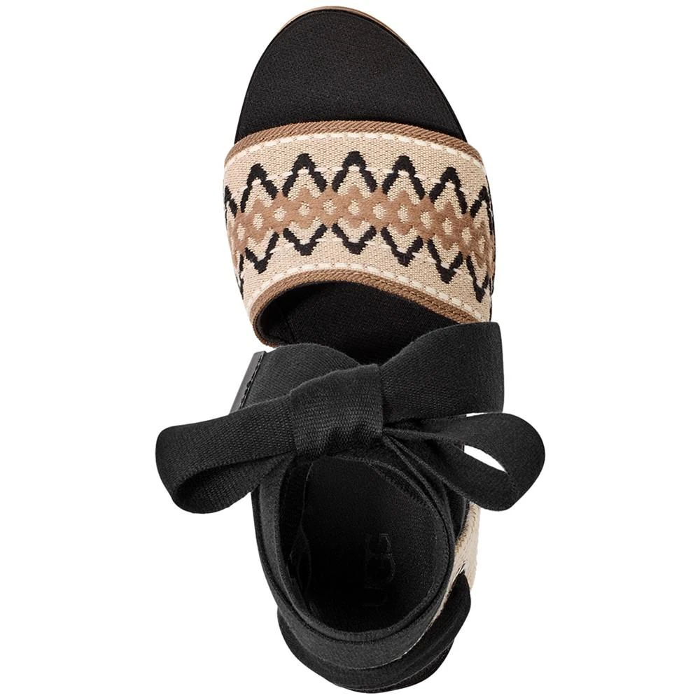 Women's Abbot Ankle-Tie Espadrille Platform Wedge Sandals 商品