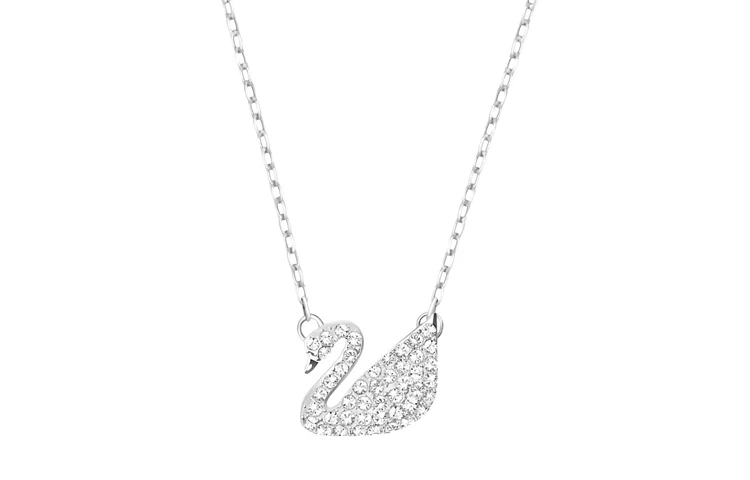 商品[国内直发] Swarovski|施华洛世奇 亚洲特别版 仿水晶石 项链 女款 银色,价格¥2255,第9张图片详细描述