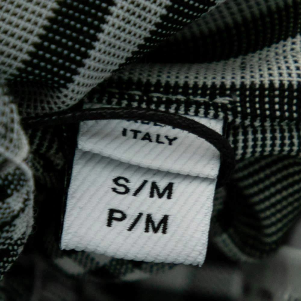 商品[二手商品] Burberry|Burberry Monochrome Gingham Wool Blend Ruched Sleeves S/M,价格¥1384,第4张图片详细描述