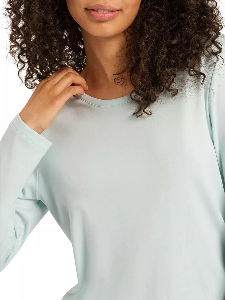 商品Hanro|Loungy Nights Cotton Long-Sleeve T-Shirt,价格¥491,第5张图片详细描述