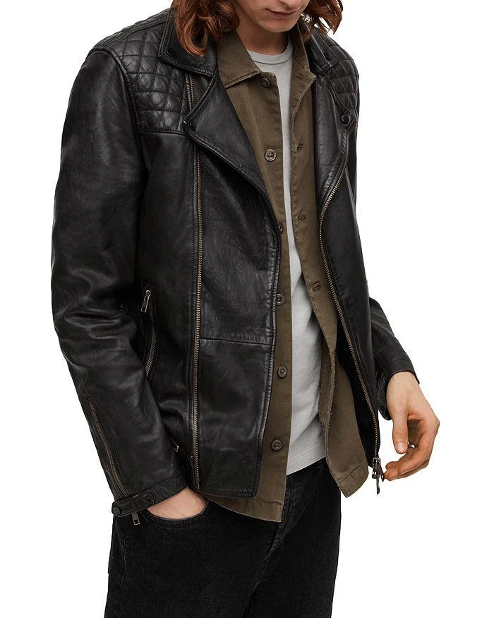 商品ALL SAINTS|Conroy Leather Biker Jacket,价格¥4509,第4张图片详细描述