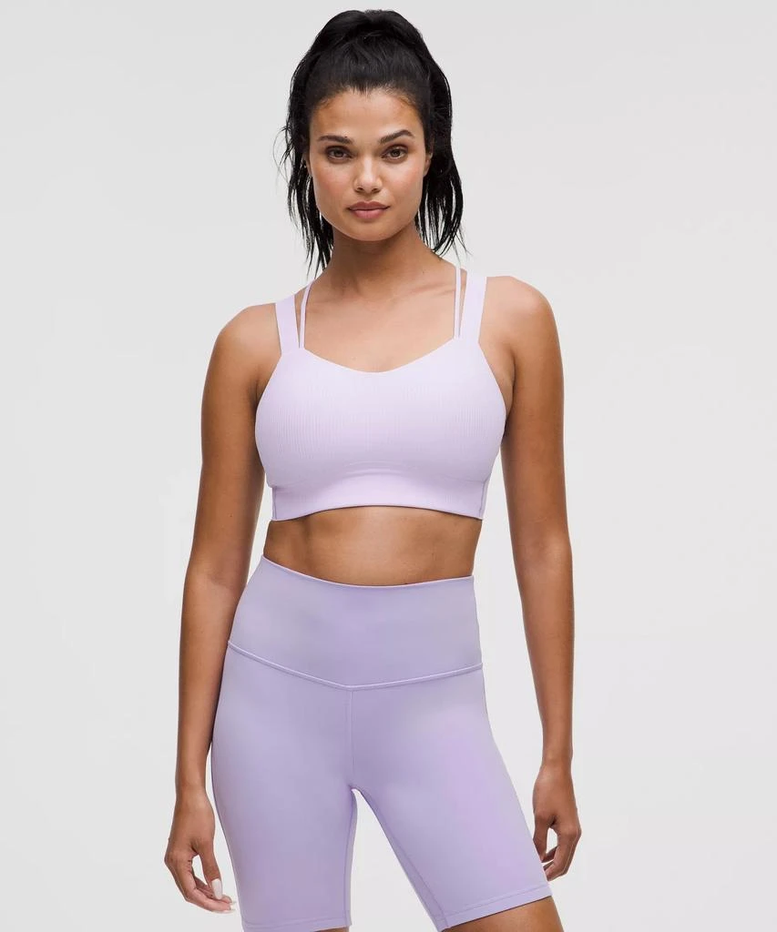 Like a Cloud Ribbed Longline Bra *Light Support, D/DD Cup 商品