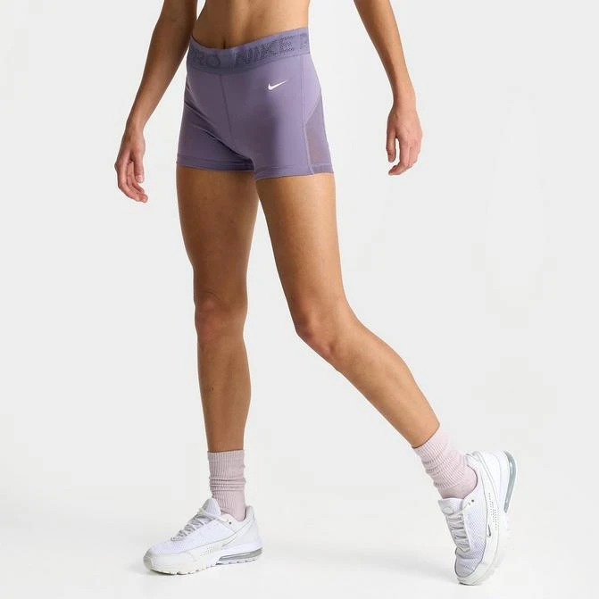 商品NIKE|Women's Nike Pro Dri-FIT Mid-Rise 3" Mesh Shorts,价格¥187,第1张图片