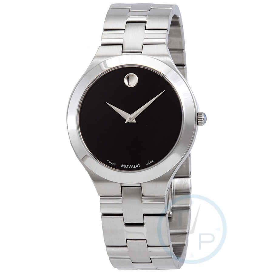 商品Movado|Movado Juro Quartz Black Dial Mens Watch 0607442,价格¥2016,第1张图片