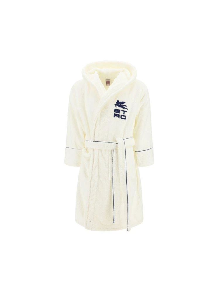 商品ETRO|Etro Logo Embroidered Belted Bathrobe,价格¥1185,第1张图片