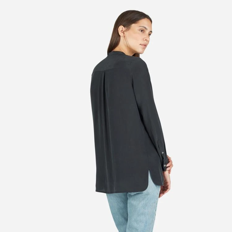 商品Everlane|宽松式无领真丝衬衣,价格¥361,第4张图片详细描述