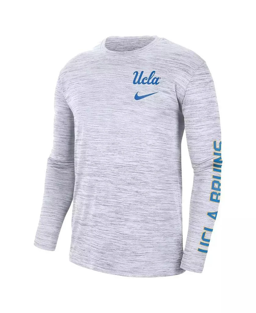 商品NIKE|Men's White UCLA Bruins Velocity Legend Team Performance Long Sleeve T-shirt,价格¥228,第2张图片详细描述