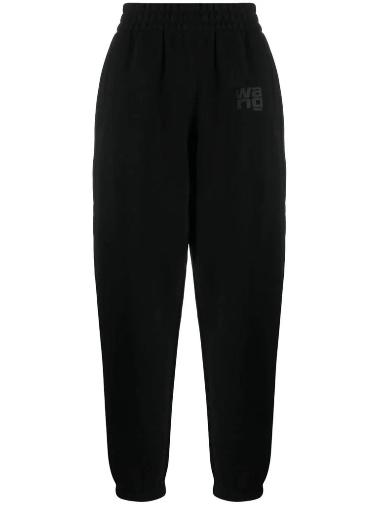 商品Alexander Wang|T BY ALEXANDER WANG WOMEN PUFF LOGO SWEATPANT IN STRUCTURED TERRY,价格¥1338,第4张图片详细描述