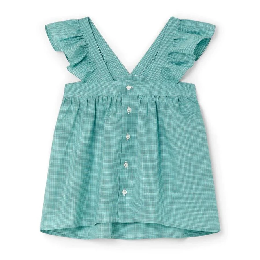 商品Bonpoint|Emeraude Ruffle-Trim Smock Top,价格¥271,第2张图片详细描述