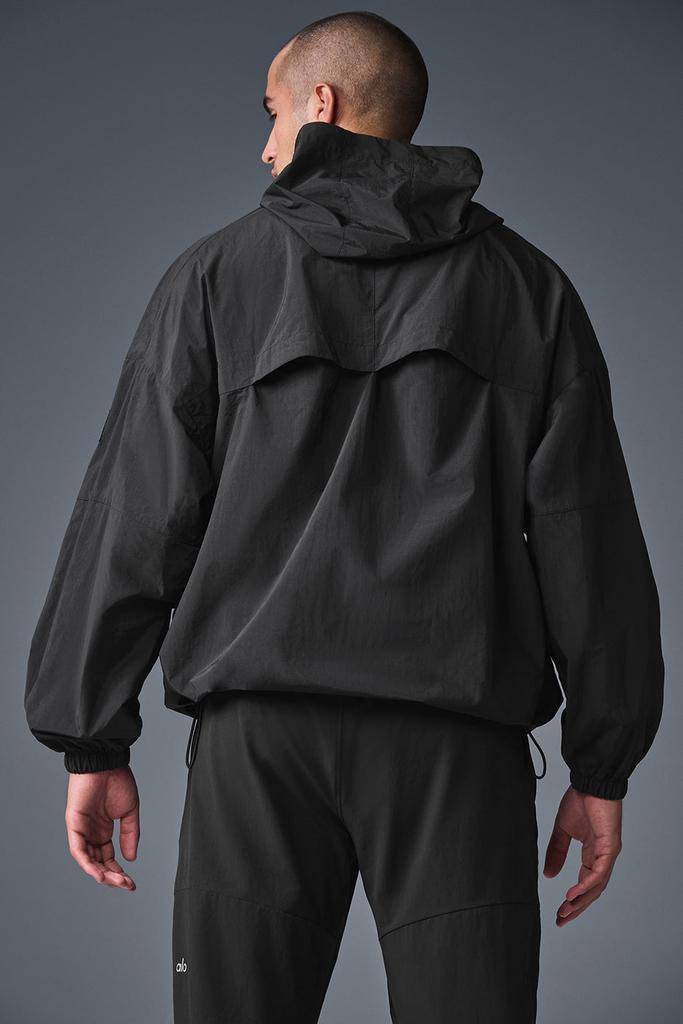 Alo Vantage Nylon Ripstop Track Jacket - Black - Jackets - Free Alo Vantage Nylon Ripstop Track Jacket - Black - Jackets - Free