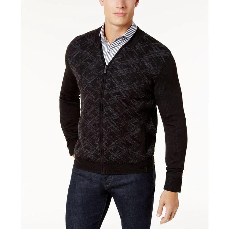 商品Calvin Klein|Men's Merino Full-Zip Sweater,价格¥316,第1张图片