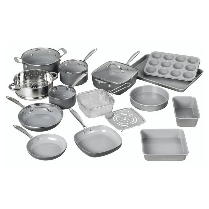 商品GraniteStone|20 PC Kitchen in A Box Pro Series Hard Anodized Ceramic Coated CERAMIC,价格¥1912,第2张图片详细描述