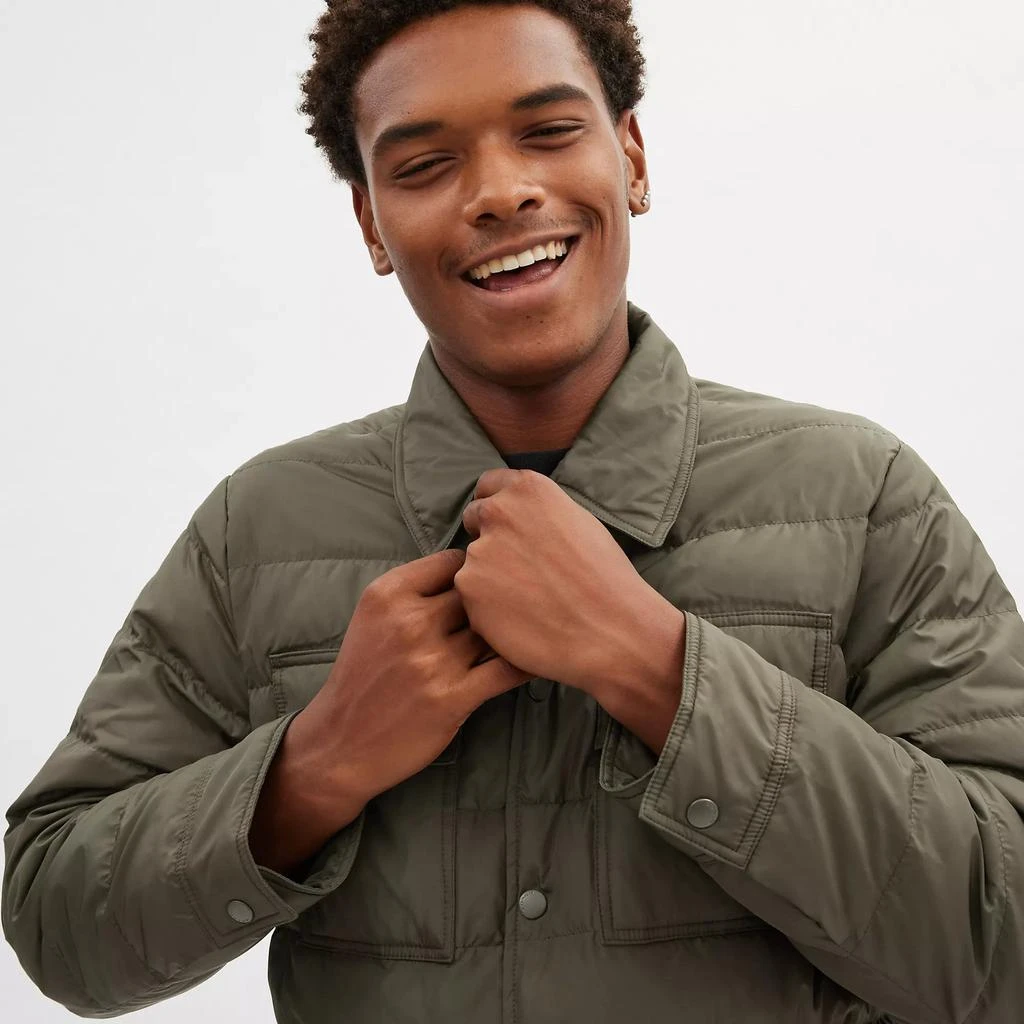 商品Coach|Lightweight Shirt Down Jacket In Recycled Polyester,价格¥1561,第4张图片详细描述