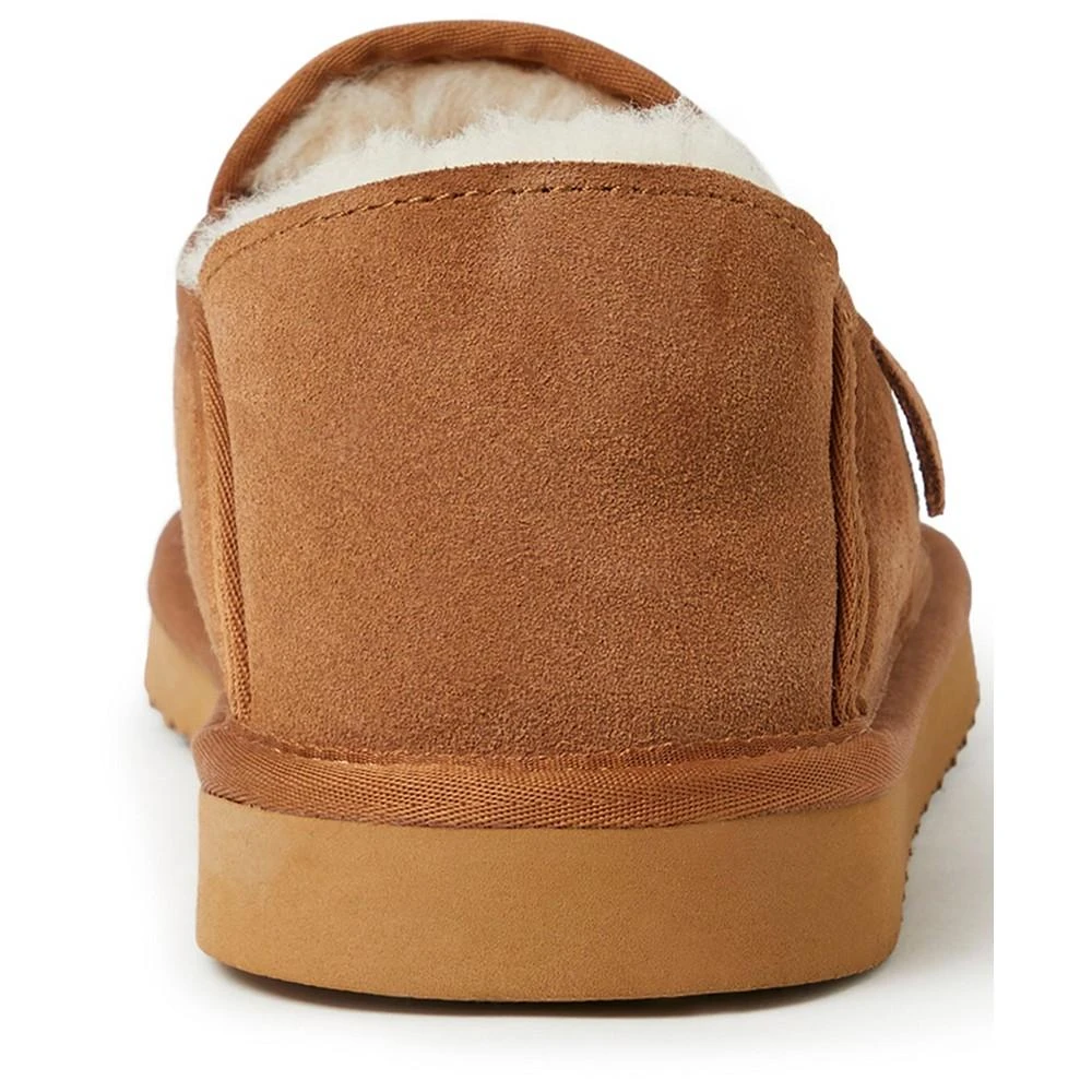 商品Dear Foams|Fireside by Dearfoam Men's Hobart Genuine Shearling Closed Back Slippers,价格¥376,第2张图片详细描述