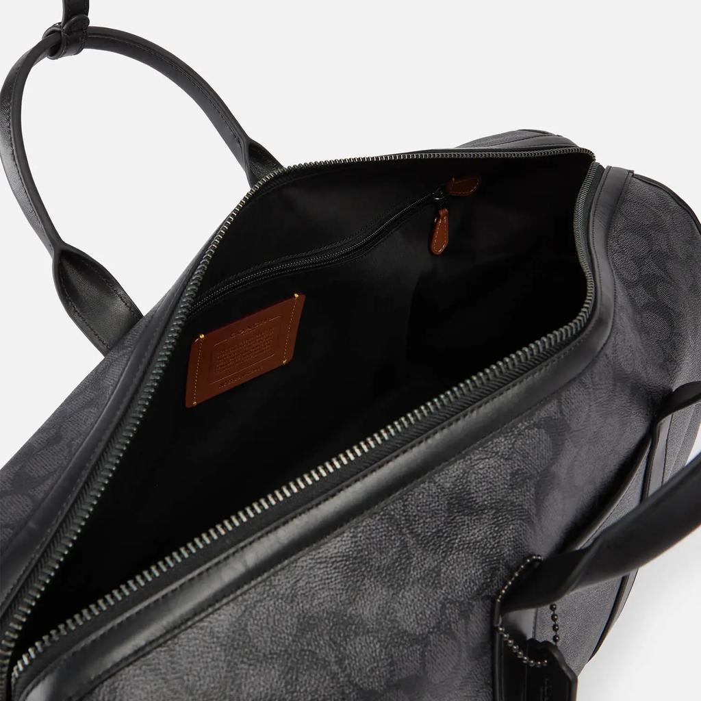 商品Coach|Coach Signature Gotham Leather and Canvas Duffle Bag,价格¥5066,第6张图片详细描述