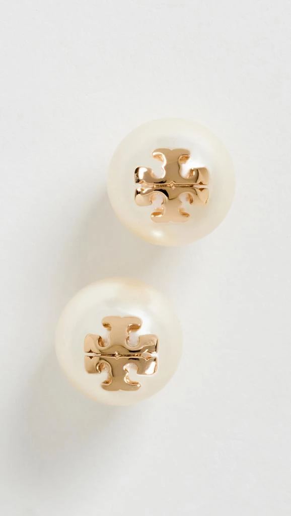商品Tory Burch|Tory Burch 水晶珍珠耳钉,价格¥574,第2张图片详细描述