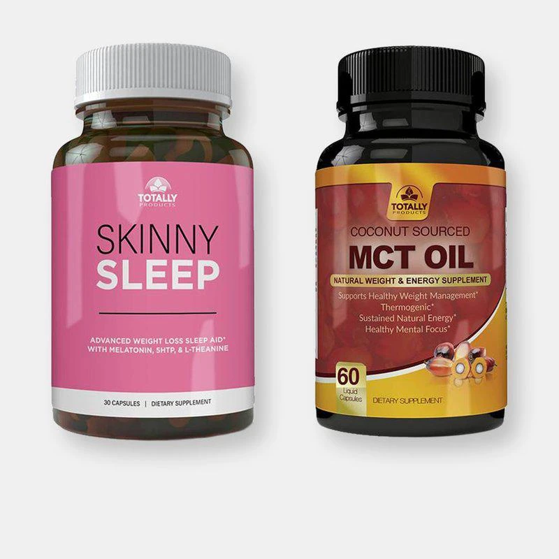 商品Totally Products|Skinny Sleep and MCT Oil Combo Pack,价格¥179,第1张图片