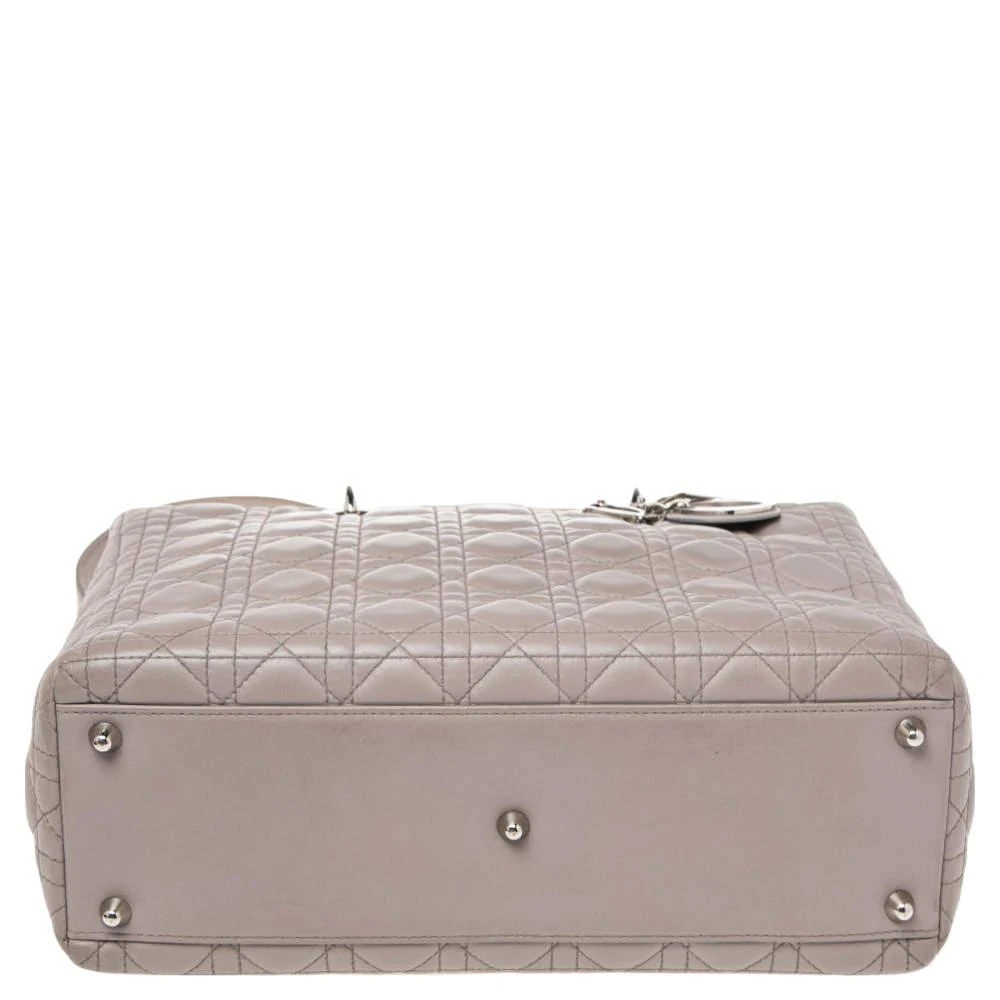 Dior Grey Cannage Leather Large Lady Dior Tote 商品