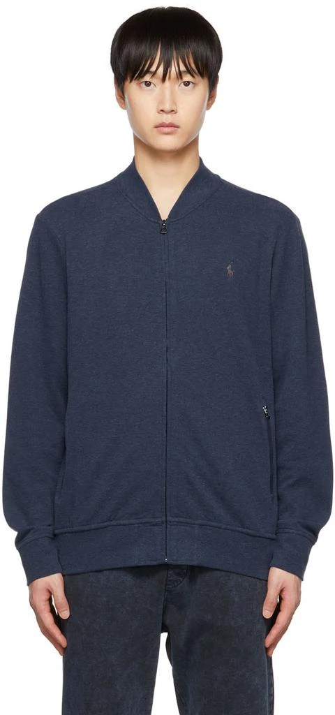 商品Ralph Lauren|Navy Zip-Up Sweatshirt,价格¥415,第1张图片