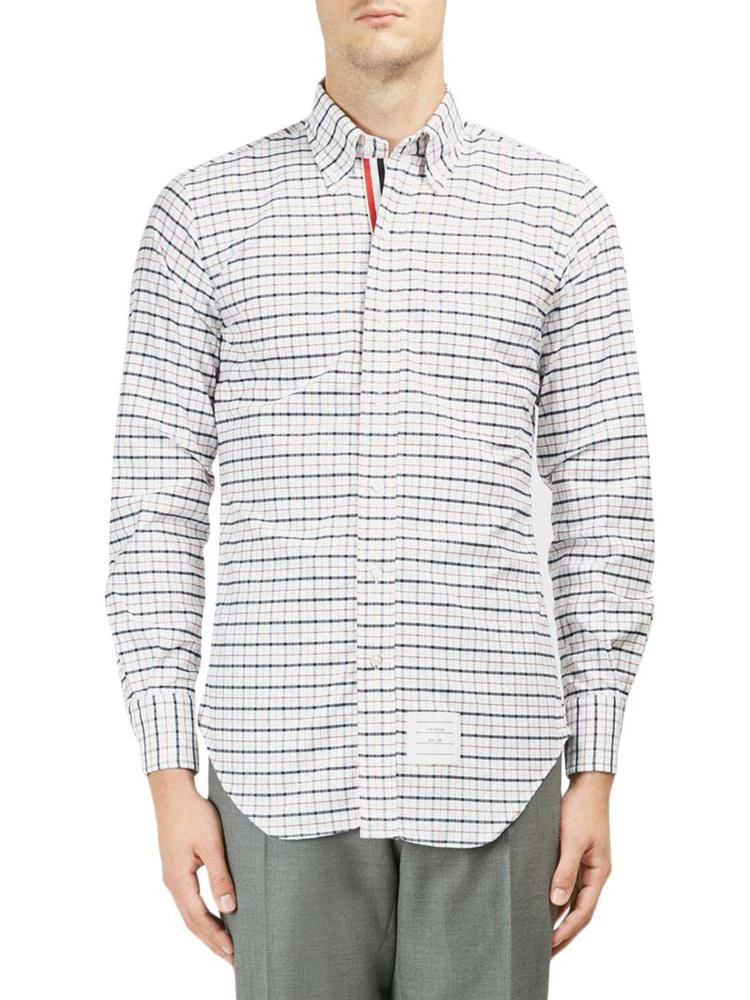 商品Thom Browne|Plaid Cotton Button-Down Shirt,价格¥2203,第1张图片