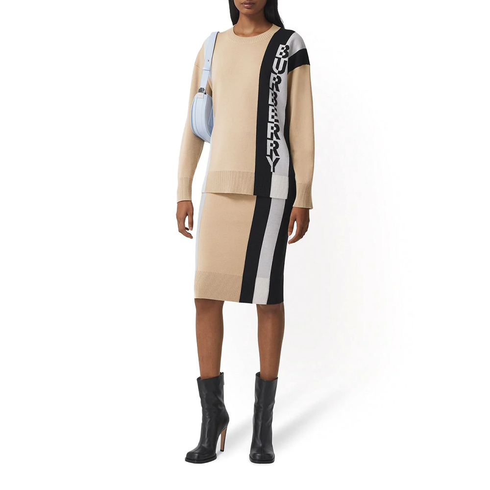 BURBERRY 米色女士针织衫/毛衣 8039185商品第3张图片规格展示