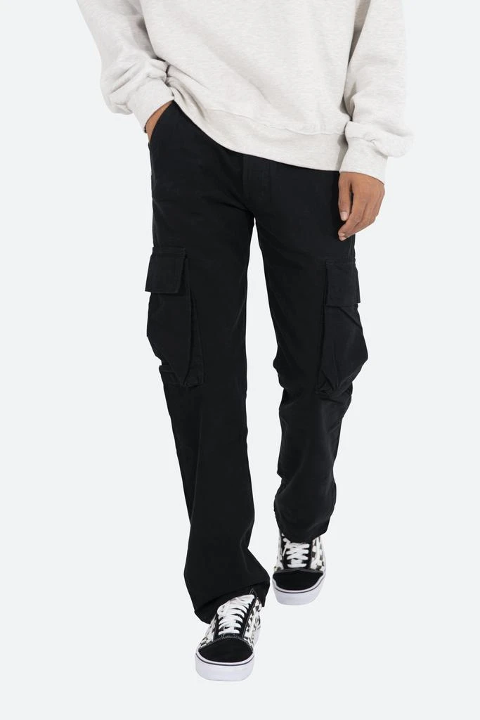 V193 Cargo Snap Baggy Denim - Black 商品