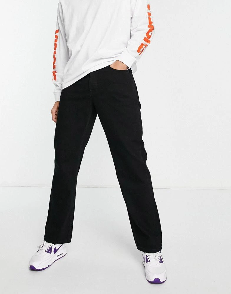 商品Topman|Topman baggy jeans in black,价格¥270,第1张图片