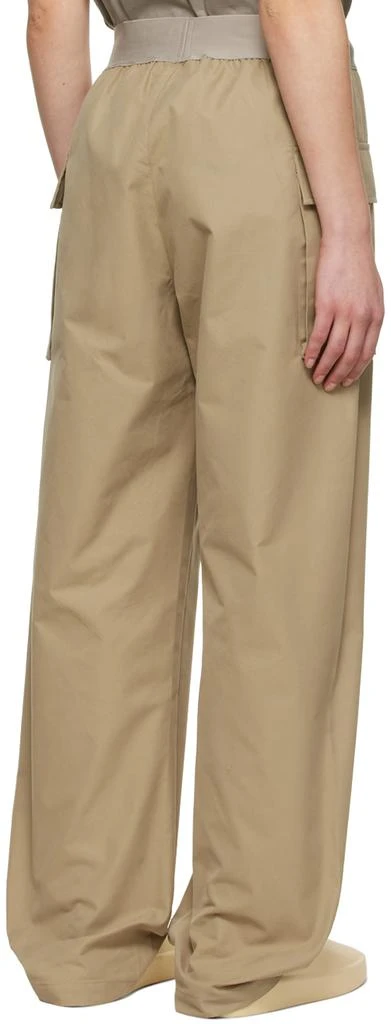 商品Essentials|Tan Cotton Trousers,价格¥706,第3张图片详细描述
