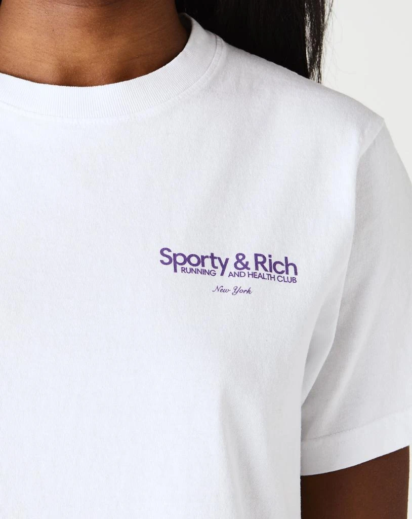商品Sporty & Rich|Running & Health Club T-Shirt,价格¥221,第4张图片详细描述