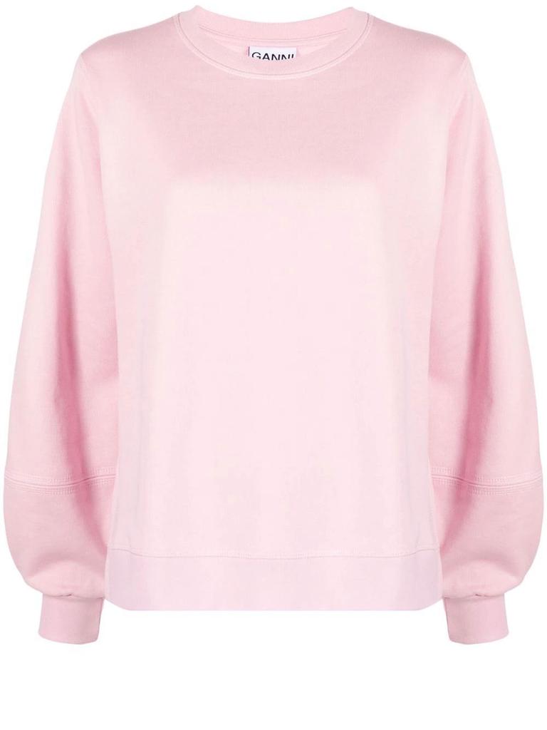 Pink sweatshirt with logo商品第1张图片规格展示