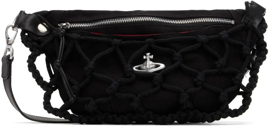 商品Vivienne Westwood|Black Bait Macramé Bag,价格¥2088,第1张图片