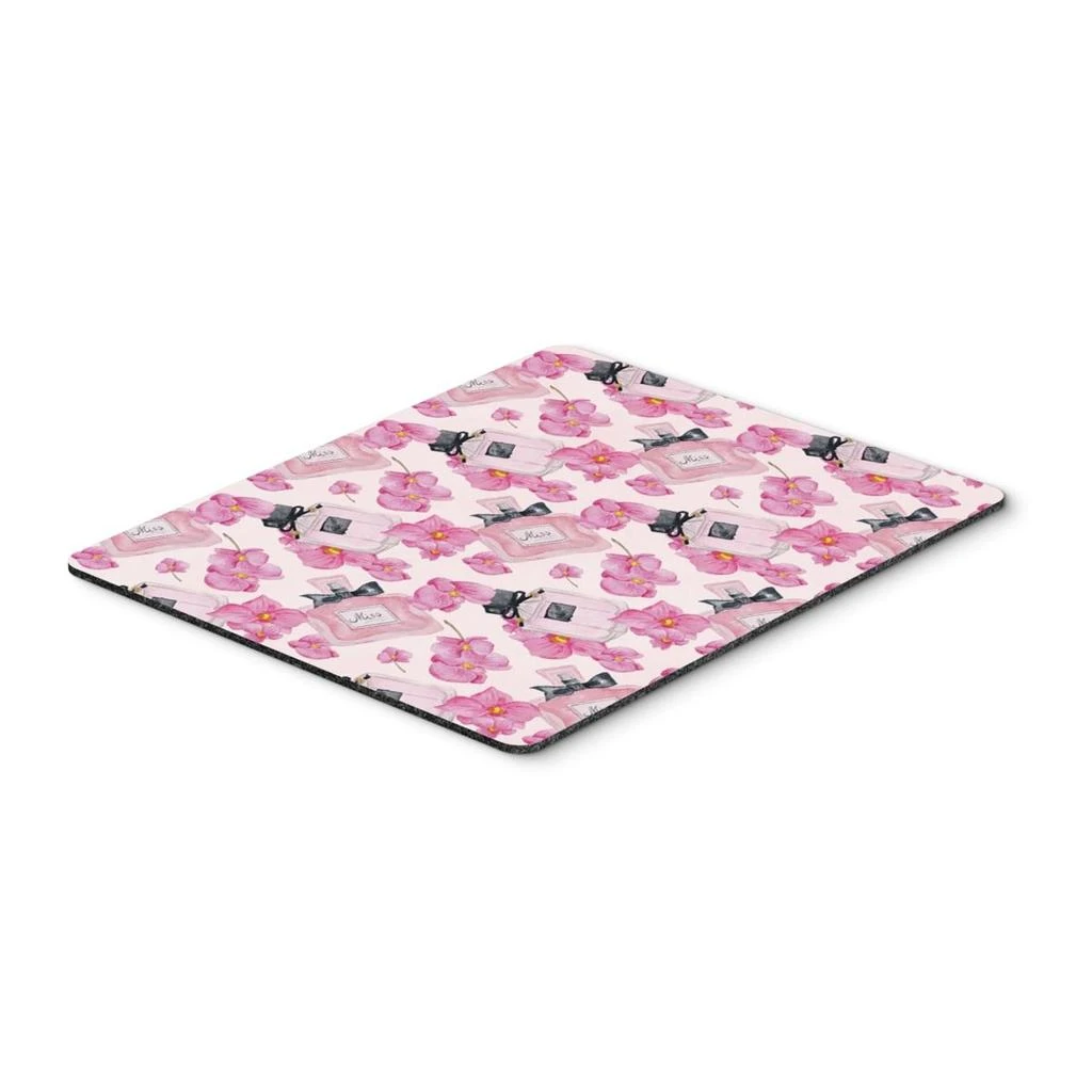 商品Carolines Treasures|BB7510MP Watercolor Pink Flowers & Perfume Mouse Pad, Hot Pad or Trivet,价格¥160,第1张图片