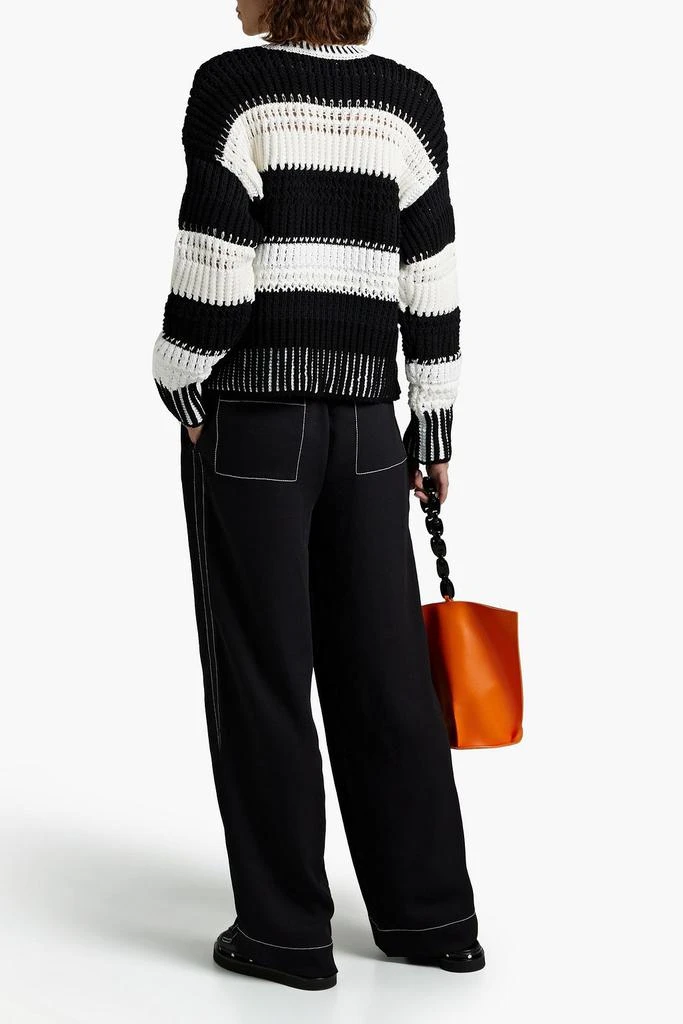 商品3.1 Phillip Lim|Striped open-knit sweater,价格¥1297,第3张图片详细描述