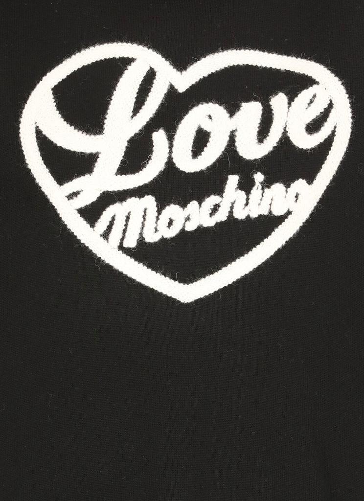 商品Love Moschino|Love Moschino Logo Embroidered Long-Sleeve Hoodie,价格¥1226,第5张图片详细描述