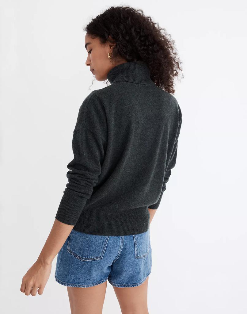 商品Madewell|(Re)sponsible Cashmere Turtleneck Pullover Sweater,价格¥953,第5张图片详细描述
