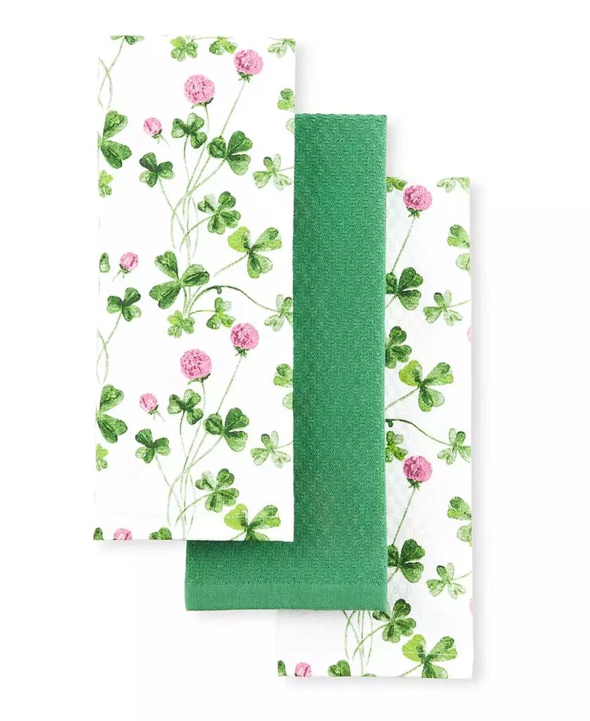 商品Martha Stewart|Clover Meadow Kitchen Towel 16" x 28", 3 Pk,价格¥169,第1张图片