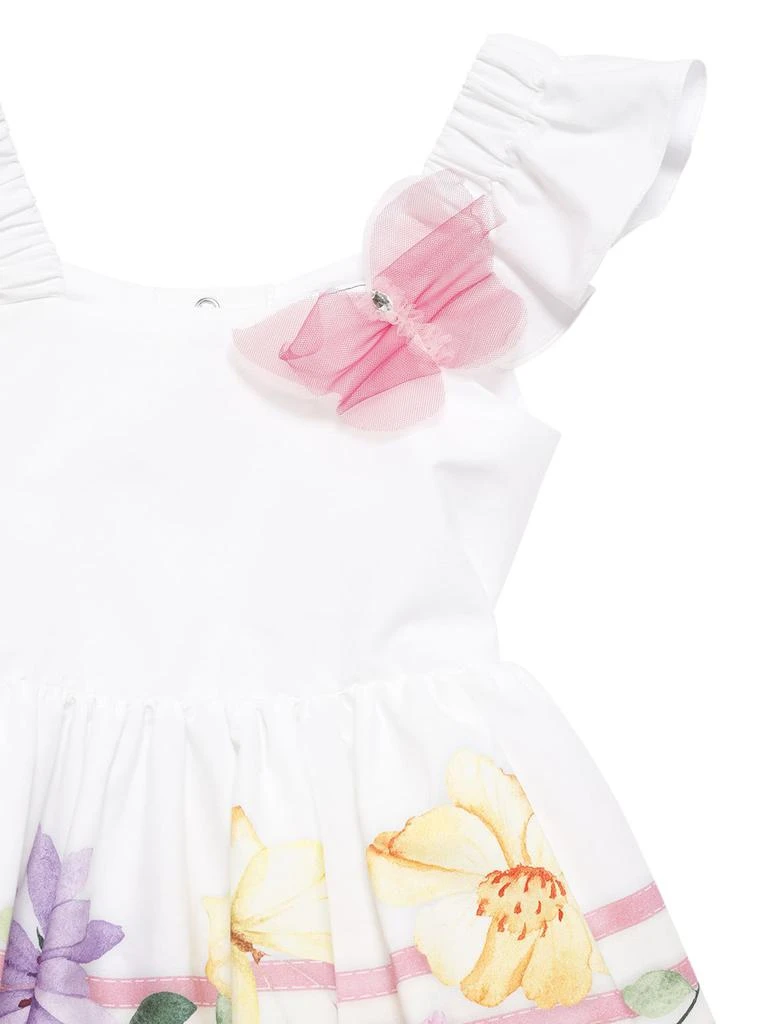商品MONNALISA|Flower Print Cotton Poplin Dress,价格¥1651,第1张图片