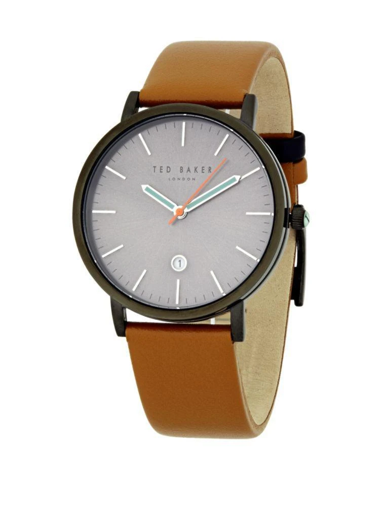 商品Ted Baker London|Leather Strap Watch,价格¥447,第1张图片