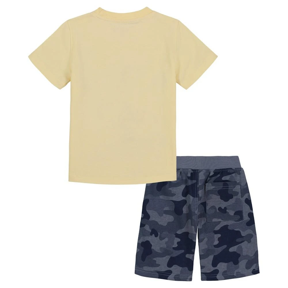 商品KIDS HEADQUARTERS|Big Boys Racecar Jersey T-shirt and Camo French Terry Shorts, 2 Piece Set,价格¥94,第2张图片详细描述