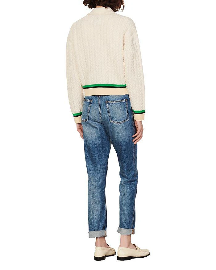 商品Sandro|Idriss Cable Knit Cardigan,价格¥1540,第2张图片详细描述